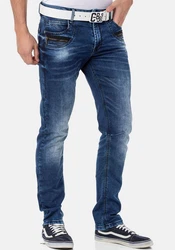 Cipo & Baxx Slim-fit Jeans Blau/Dunkelblau
