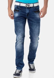 Cipo & Baxx Slim-fit Jeans Blau/Dunkelblau