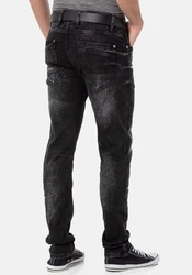 Cipo & Baxx Slim-fit Jeans Schwarz/Dunkelgrau