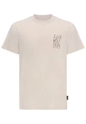 Jack Wolfskin T-Shirt JACK TENT Khaki/Beige/Braun