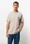 Jack Wolfskin T-Shirt JACK TENT Khaki/Beige/Braun