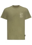Jack Wolfskin T-Shirt JACK TENT Khaki/Dunkelgrün/Grün