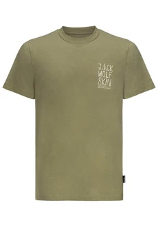 Jack Wolfskin T-Shirt JACK TENT Khaki/Dunkelgrün/Grün