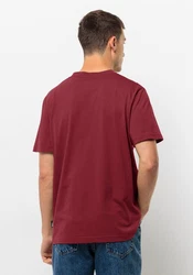 Jack Wolfskin T-Shirt JACK TENT Dunkelrot/Rot