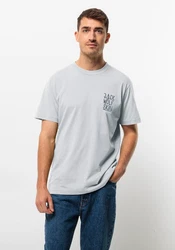 Jack Wolfskin T-Shirt JACK TENT Blau/Grau/Hellblau