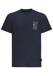Jack Wolfskin T-Shirt JACK TENT Dunkelblau
