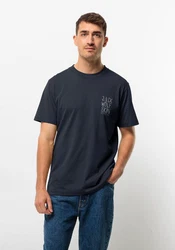 Jack Wolfskin T-Shirt JACK TENT Dunkelblau