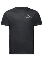 Jack Wolfskin T-Shirt PEAK GRAPHIC T Dunkelgrau/Dunkelblau/Grau