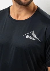 Jack Wolfskin T-Shirt PEAK GRAPHIC T Dunkelgrau/Dunkelblau/Grau