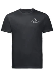 Jack Wolfskin T-Shirt PEAK GRAPHIC T Dunkelgrau/Dunkelblau/Grau