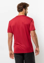 Jack Wolfskin T-Shirt PEAK GRAPHIC T Rot/Dunkelrot