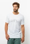 Jack Wolfskin T-Shirt PEAK GRAPHIC T Weiß