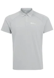 Jack Wolfskin Poloshirt PRELIGHT CHILL POLO M Grau/Hellgrau