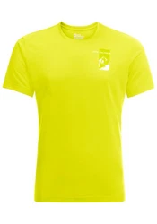 Jack Wolfskin T-Shirt VONNAN S/S GRAPHIC T Gelb/Neonfarben