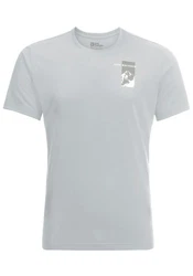 Jack Wolfskin T-Shirt VONNAN S/S GRAPHIC T Grau/Hellblau/Hellgrau