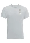 Jack Wolfskin T-Shirt VONNAN S/S GRAPHIC T Grau/Hellblau/Hellgrau