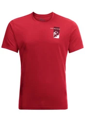 Jack Wolfskin T-Shirt VONNAN S/S GRAPHIC T Rot/Dunkelrot
