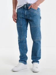 Tapered-fit-Jeans RIKUS normale Leibhhe