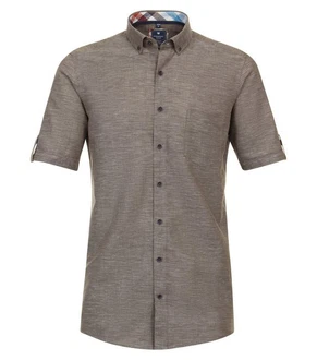 Redmond Kurzarmhemd Comfort Fit 241160999 Grau/Braun/Khaki/Beige
