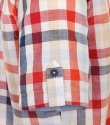 Redmond Kurzarmhemd Comfort Fit Rot