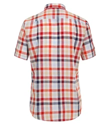 Redmond Kurzarmhemd Comfort Fit Rot