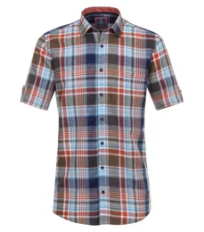 Kurzarmhemd kariert Comfort Fit