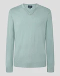 Hackett London Strickpullover Hellblau/Grün/Hellgrün/Türkis/Blau
