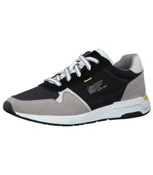 s.Oliver Sneaker Leder/Textil Hellgrau/Grau/Beige/Schwarz