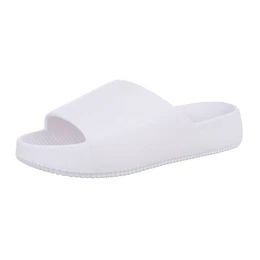 Herren Mules Strand Sandale (86193469) Flach Sandalen in Wei