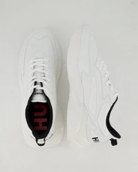 HUGO Sneaker LEON RUNN Weiß/Creme/Schwarz