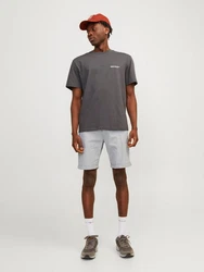 Jack & Jones Shorts JPSTRICK ORIGINAL SHORT Grau/Hellgrau