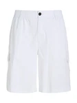 Calvin Klein Jeans Cargohose CARGO SHORT mit Logopatch Weiß/Creme/Grau/Dunkelblau