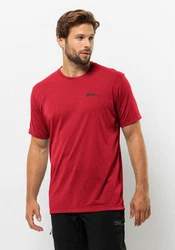 Jack Wolfskin T-Shirt VONNAN S/S T Rot/Dunkelrot