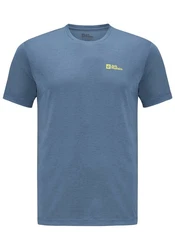 Jack Wolfskin T-Shirt VONNAN S/S T Grau/Hellblau/Blau