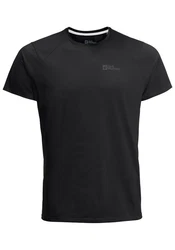 Jack Wolfskin T-Shirt PRELIGHT TRAIL Schwarz/Braun