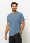 Jack Wolfskin T-Shirt PRELIGHT TRAIL Hellblau/Blau/Grau