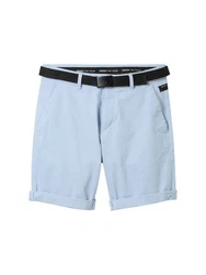 TOM TAILOR Denim Shorts Chinoshorts mit Gürtel 