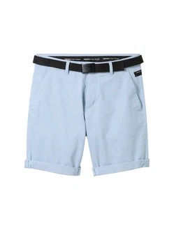 TOM TAILOR Denim Shorts Chinoshorts mit Gürtel