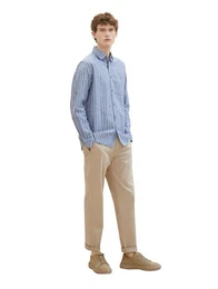 Langarmhemd COMFORT COTTON LINEN (1-tlg)
