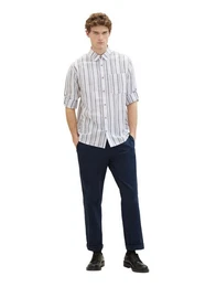 Langarmhemd COMFORT COTTON LINEN (1-tlg)