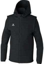 Erima TEAM Jacke mit abnehmbaren Ärmeln Schwarz/Grau/Beige/Braun/Dunkelgrau