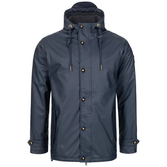 RennerXXL Funktionsjacke Ankerglut Heimat Herren Friesennerz Regenjacke Dunkelblau/Hellblau