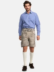 Steigenhofer Manufaktur Trachtenlederhose ANTIK Beige/Khaki