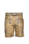 Steigenhofer Manufaktur Trachtenlederhose ANTIK Braun/Khaki/Beige/Dunkelrot