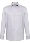 Eterna Langarmhemd MODERN FIT Grau/Hellgrau