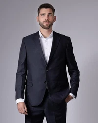 Hirschthal Anzugsakko Herren 2-Knopf Sakko Regular-Fit 