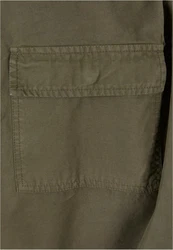 URBAN CLASSICS Cargohose Herren Wide Cargo Pants Dunkelgrün/Khaki