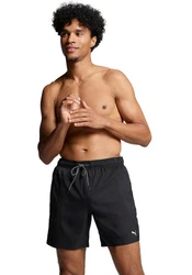 PUMA Badeshorts SWIM MEN MEDIUM LENGTH Schwarz/Dunkelblau/Dunkelgrau