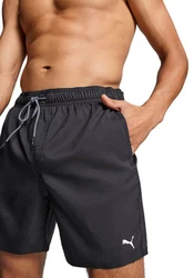 PUMA Badeshorts SWIM MEN MEDIUM LENGTH Schwarz/Dunkelblau/Dunkelgrau