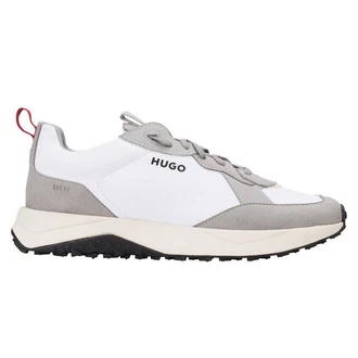 HUGO Sneaker Kane Beige/Silber/Creme/Weiß/Grau/Orange